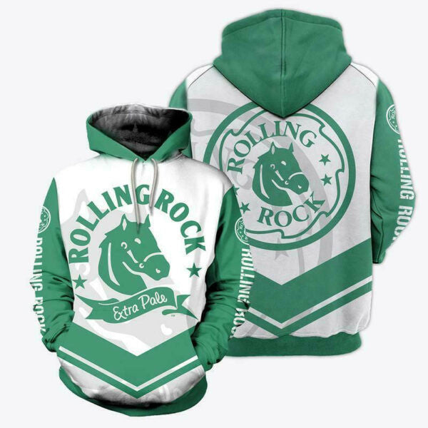 Rolling Rock Beer 3d All Over Print Hoodie 375 2583