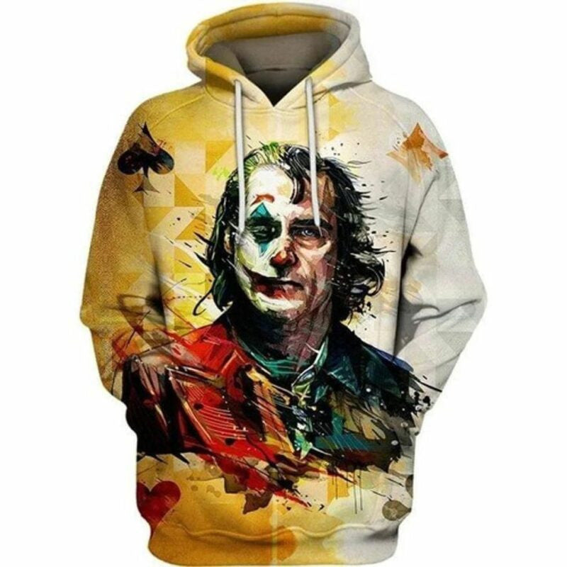 Joker Tragedy Comedy Dc Comic 3d Hoodie