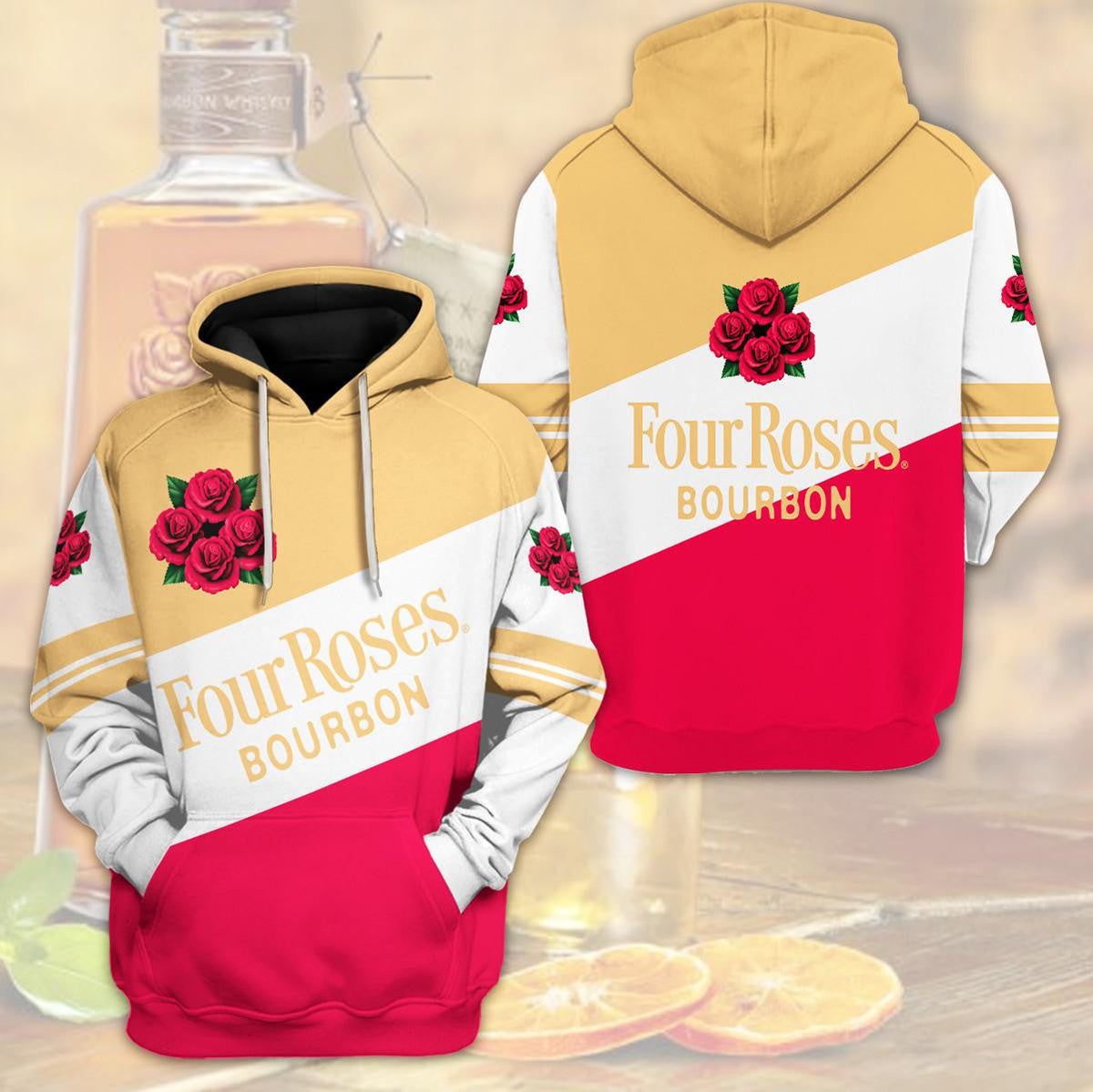 Four Roses Bourbon 3d Hoodie