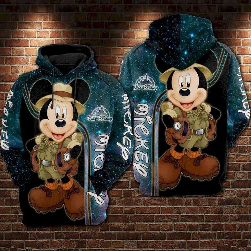 Mickey Mouse Disney, Archeologist Mickey Ver9 Aop Hoodie