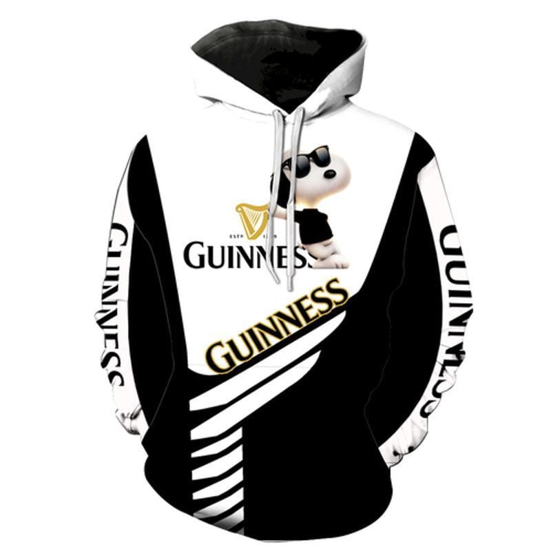 Guinness Snoopy Peanuts 3d Hoodie